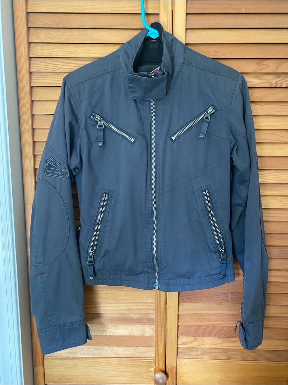 Hein Gericke Canvas Motorcycle Jacket Size L